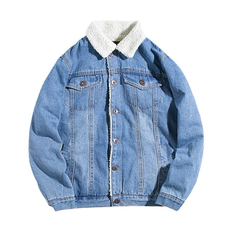 Fleece Denim Jacket