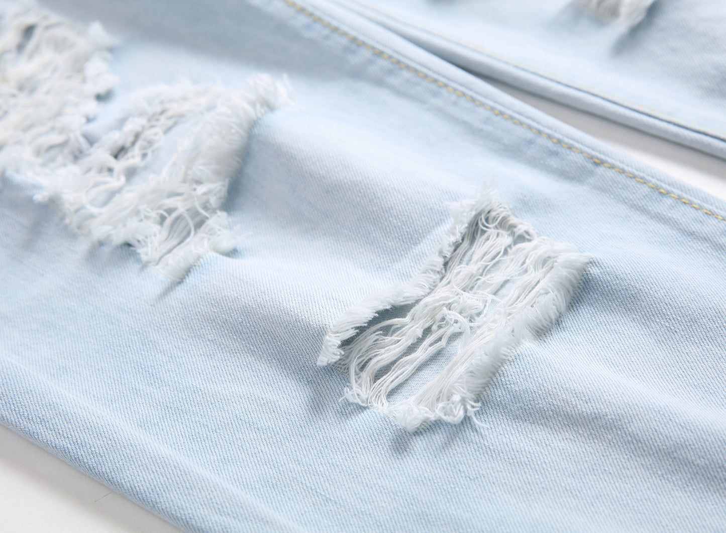 Distressed Denim Jeans