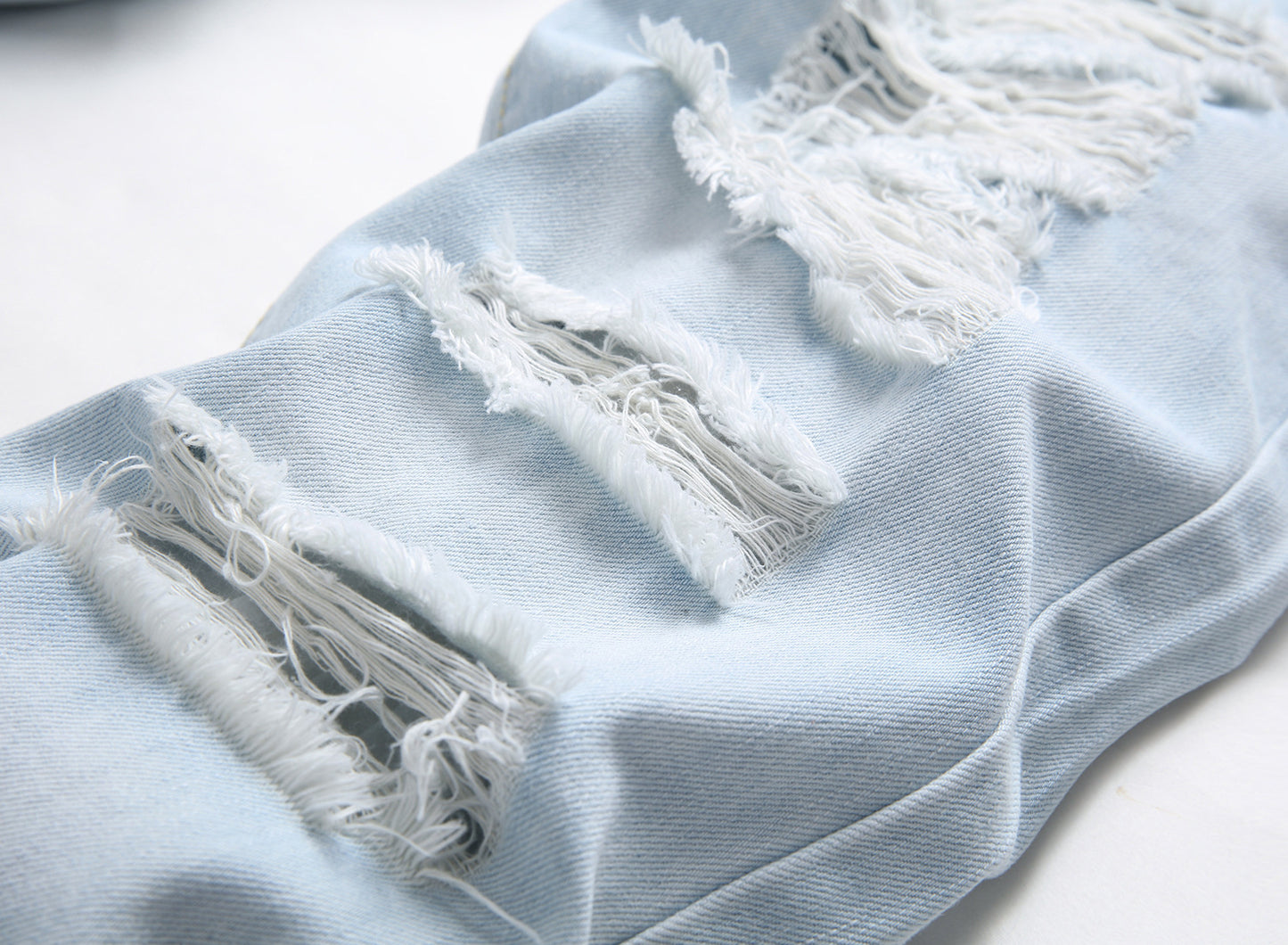 Distressed Denim Jeans