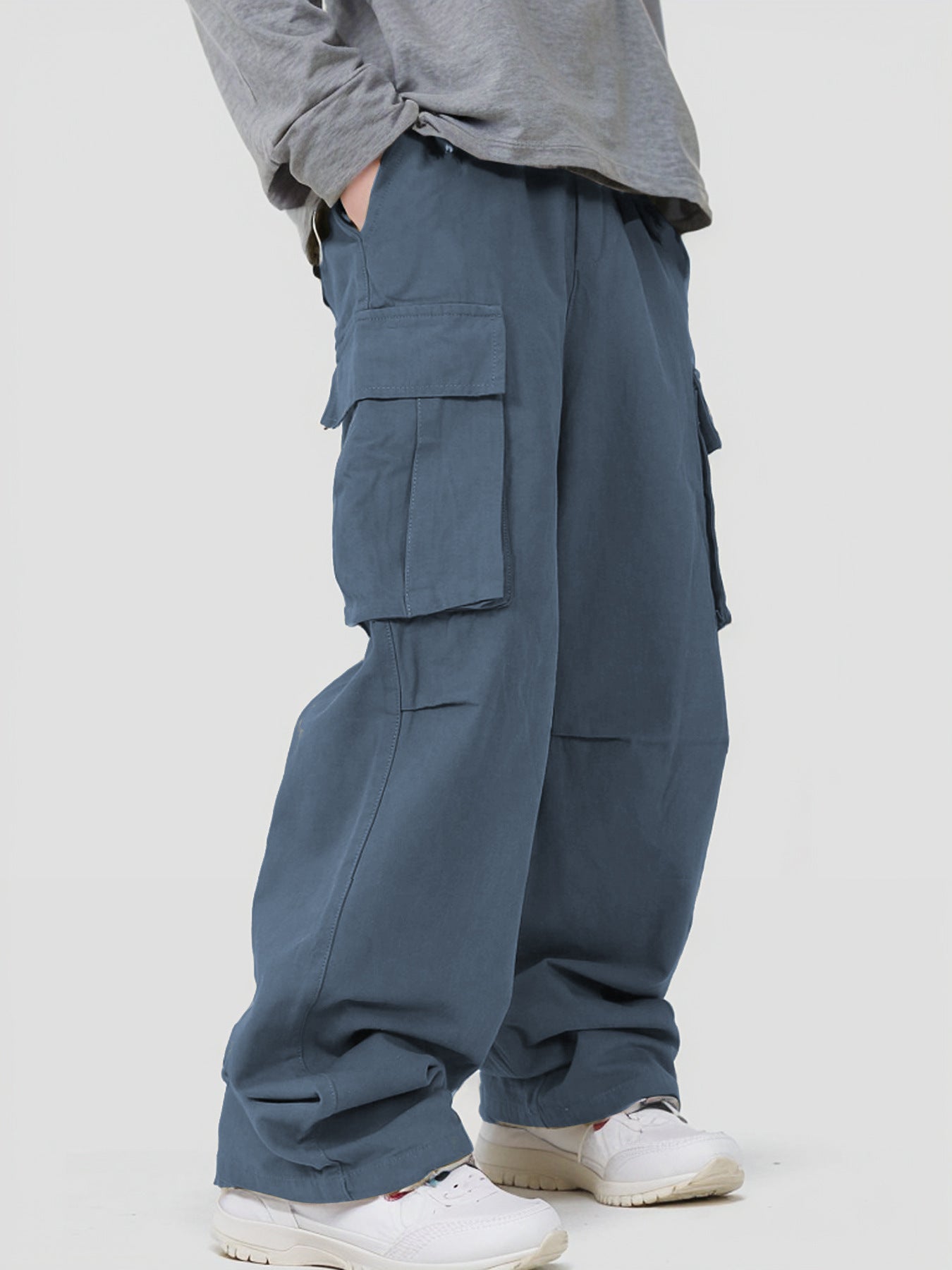 Loose Fit Cargo Chinos