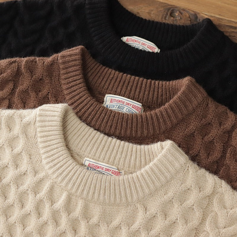 THICKENED KNIT SWEATER