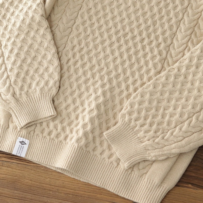 THICKENED KNIT SWEATER