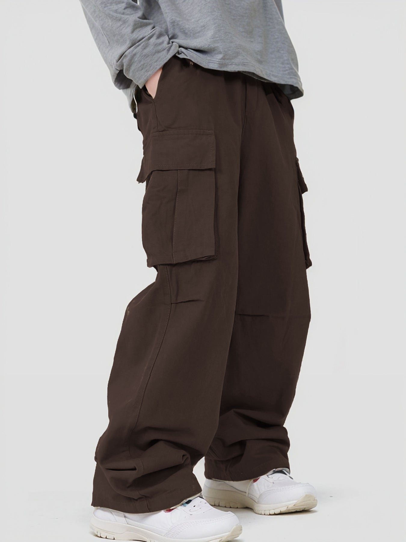Loose Fit Cargo Chinos